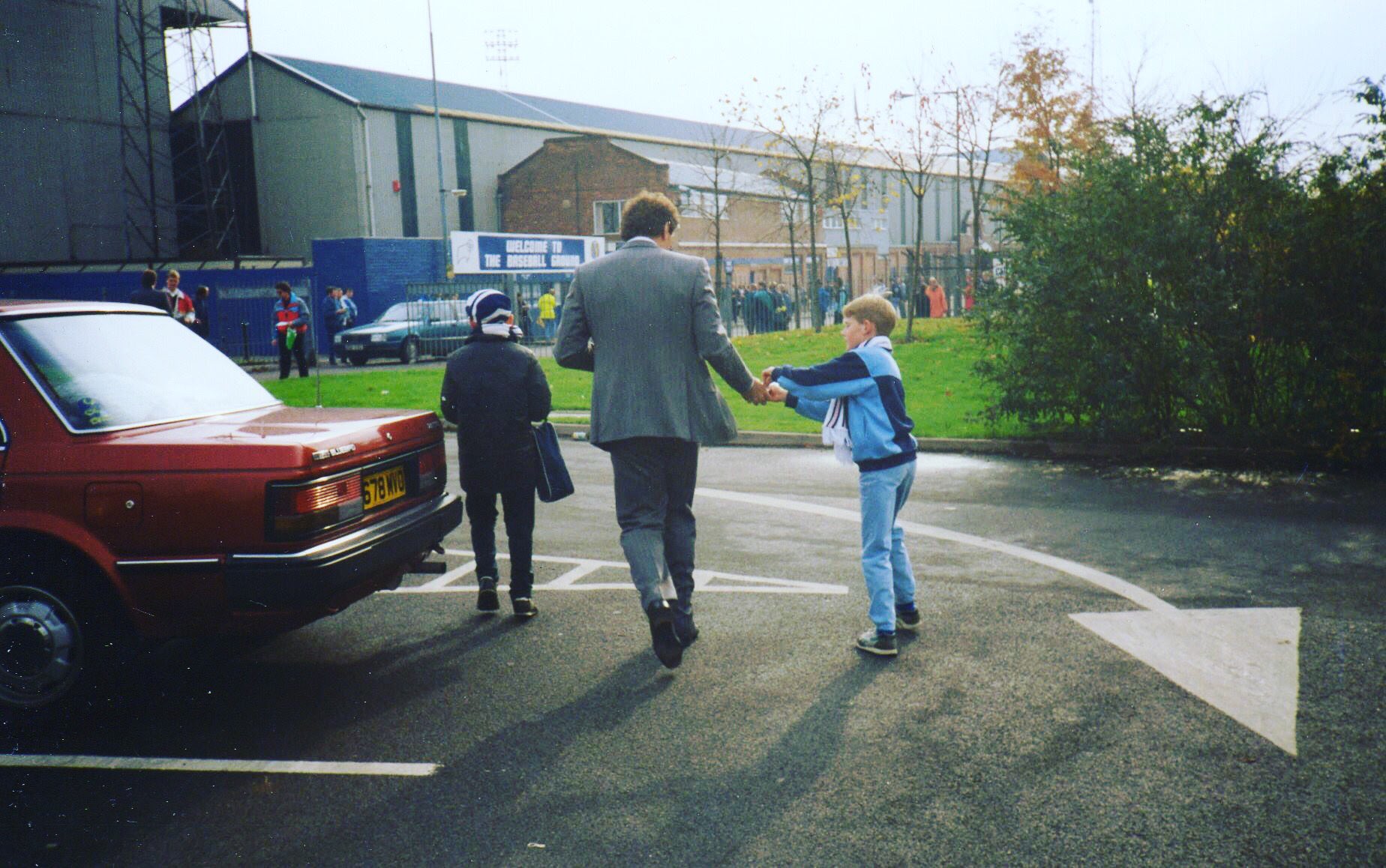  happy birthday Shilts , me and you back at the Baseball Ground when I was young 