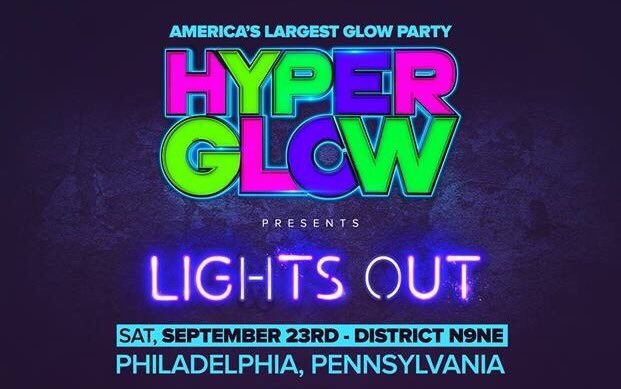 DJMarcV's tweet photo. This Saturday @HyperglowTour is in Philly at @DistrictN9 
#hyperglowtour #lightsout https://t.co/QZsIxMBzve
