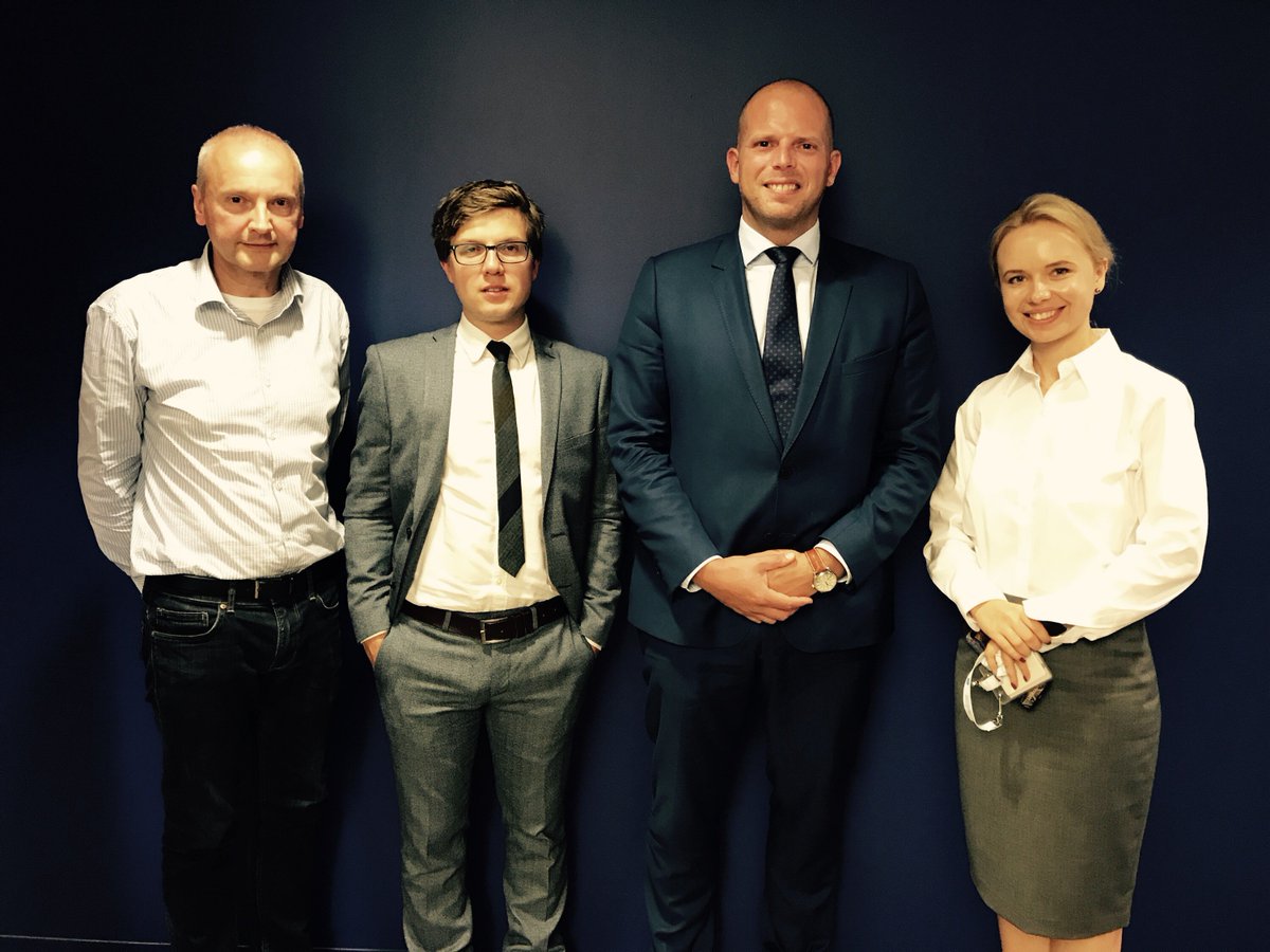 Great meeting with Dirk and Hannah of <a href="/IntellectEU/">IntellectEU</a> . Introducing me in the fabulous world of blockchain technology. 👍❤️