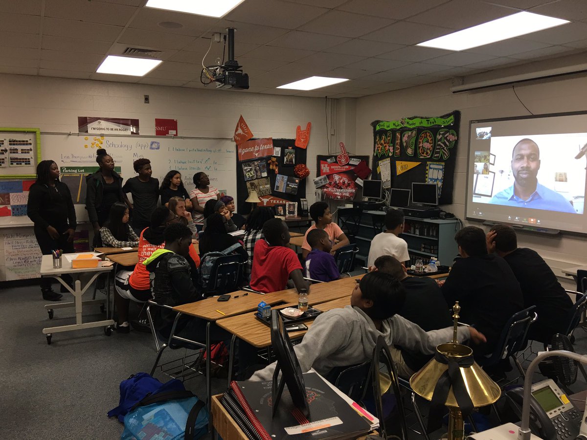 HBMS AVID 8 participating in UN Sustainable Development Goals kick off conference call!