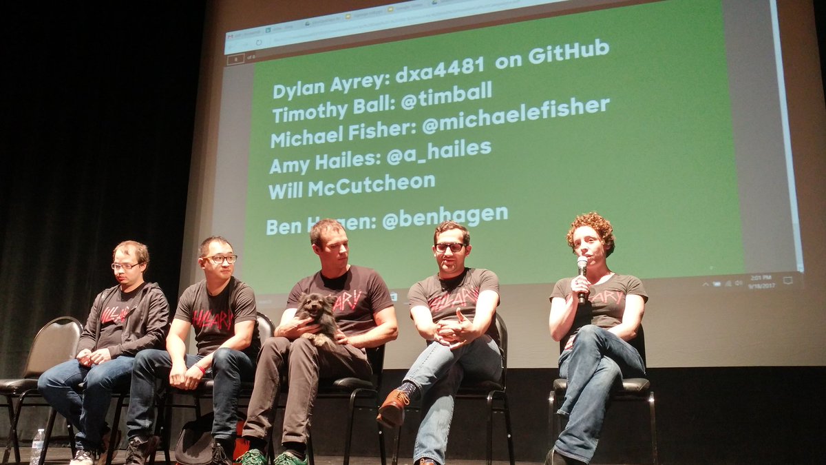 paulsbruce's tweet photo. "If you expect good work from your engineering teams, give them time to sleep." @timball @michaelefisher @a_hailed @benhagen #devopsdaysBOS https://t.co/ZUaWTgCb7V