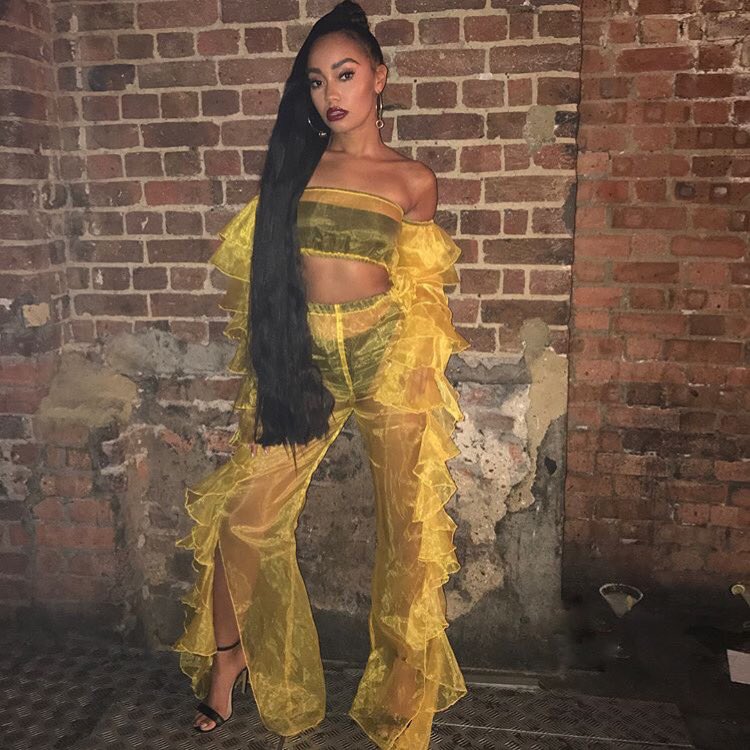 LittleMix's tweet photo. Obsessed.. 😍  #ReggaetonLentonRemixVideo Lx https://t.co/ucSS5SbUL3