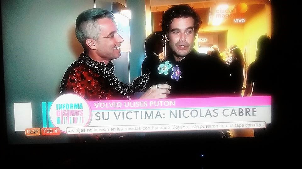 UlisesPuton's tweet photo. Gracias @informadisimos1 me encantó volver al programa!!! @veronicavarano @liopecoraro @_patryperez y equipazo!!! @ciudad_magazine https://t.co/pYnIqArpue