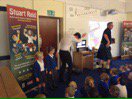 EgaTeachers's tweet photo. Great day with author @StuartReidBooks engaging pupils (and staff) to use their favourite experiences in stories 📚 https://t.co/GxovEYxxox