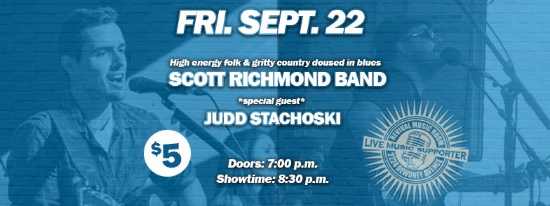 RevivalRoomYQR's tweet photo. Working for the weekend? Here's a taste of what you can expect from FRI NIGHT headliner @srichmondmusic: https://t.co/0nDhNVdJxY #revivalYQR https://t.co/FsKQBM2Mzk
