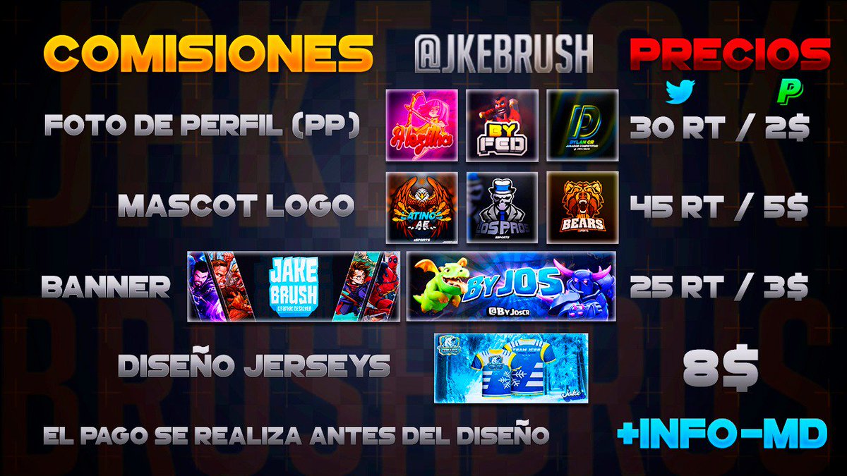 Regalenme 45 Rts para que @JkeBrush me haga una Mascot papus!