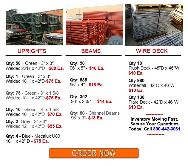 wwCannonTX's tweet photo. Sale on #UsedPalletRack and Ergonomic #PalletLifts - In Stock &amp; Ready To Ship! Providing safe, quick storage needs. https://t.co/VVNJm4Gltm https://t.co/x8zhg9OhKC