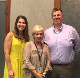 TupeloHigh's tweet photo. Great job THS Teachers of Distinction Laurie Bishop, Gloria Jarrell &amp; Jeramy Turner! #themblankets https://t.co/kqH7L6n1QC
