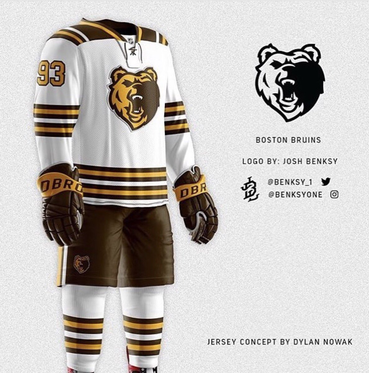 Boston Bruins Jersey Concepts NHLProject 14 (Added Washington