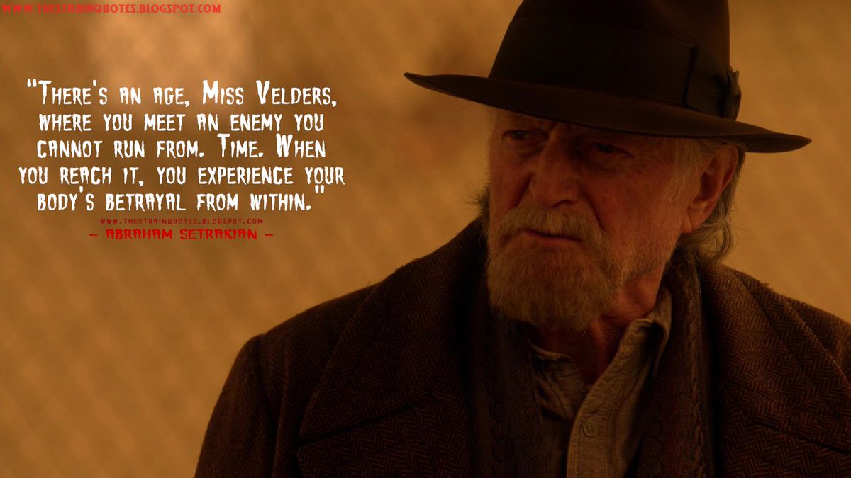 TheStrainQuotes's tweet photo. #AbrahamSetrakian: There's an age, Miss Velders, where you meet an enemy you cannot run...
https://t.co/gR7mQWgRqu
#TheStrain #TheStrainFX https://t.co/Kf4cQu973x