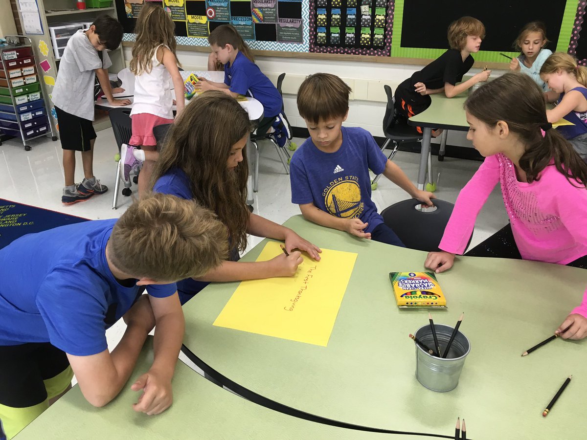 Formulating questions about the First Thanksgiving to get ready for our new topic of study! #kip109 #engage109
