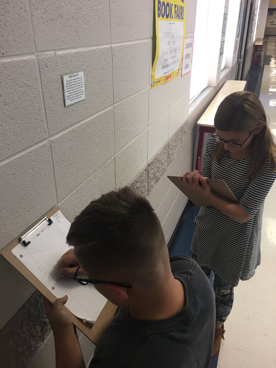 disneynut85's tweet photo. Who says finding the main idea is not fun?  Scoot activity to practice finding the main idea @LegacyElement @MadCoSchools #BeBoldMCCS https://t.co/mBaKAf1unY