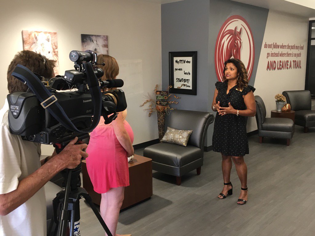 AllenISDSupt's tweet photo. Bolin principal Reena Varughese interviewed on Ch 5 about school's rating as one of the state's best https://t.co/TyHumgGqXO
