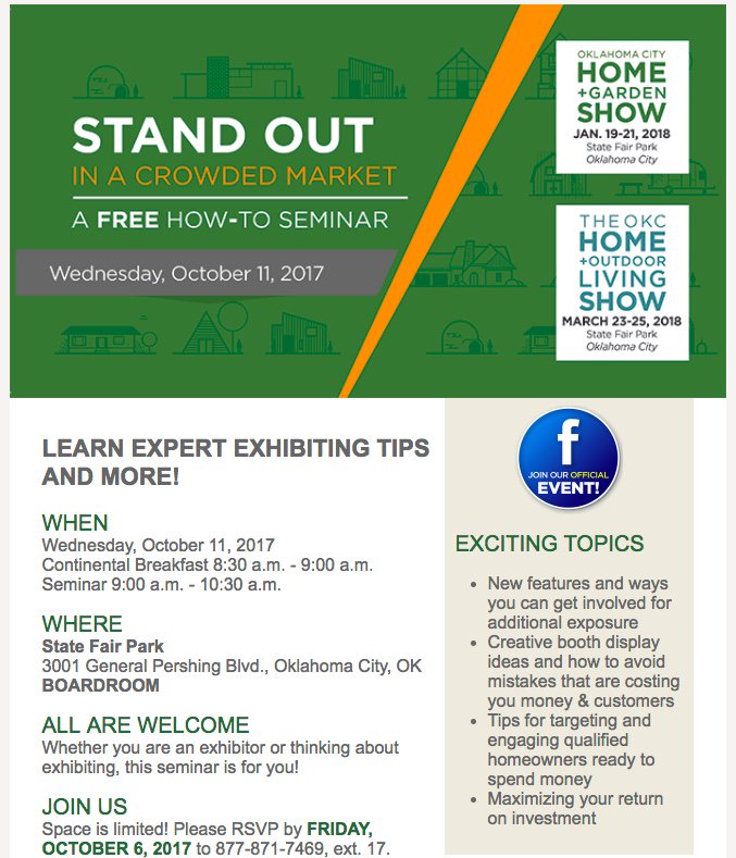 Okc Home Show On Twitter Exhibiting At A 2018 Okchomeshow Or