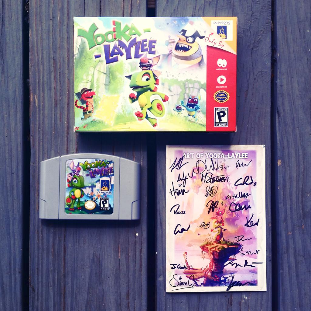 thatmusicgirl64's tweet photo. Thank You so much @PlaytonicGames ! Keep up the amazing work! #YookaLaylee #Playtonic #64BitEdition #Platformer https://t.co/BTB8f9mc25