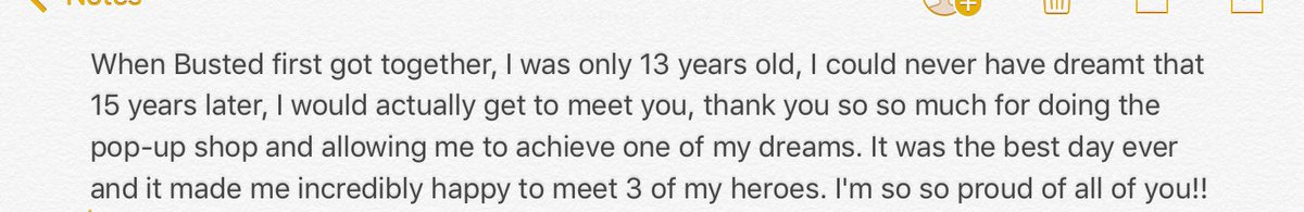 Emz2456's tweet photo. @Busted @mattjwillis @JamesBourne @charliesimo just a little thank you message #BustedEst2002 #Happy15thBirthdayBusted https://t.co/CtndVGUR9t