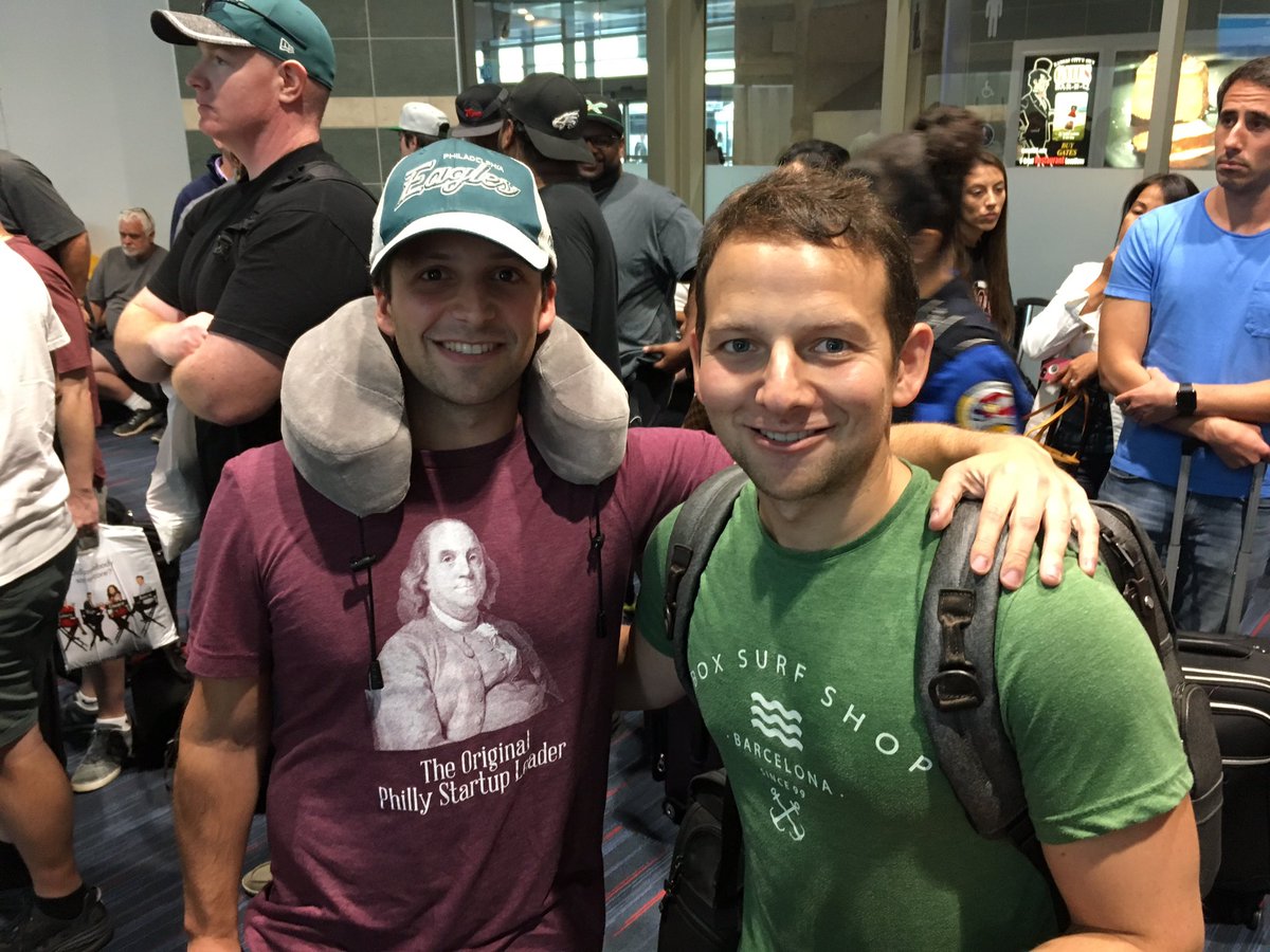 JClarkNBCS's tweet image. These #Eagles fans win day. Leaving KC got $1,800 each to get bumped to ✈️5 hrs later to Philly 👍🏼

But said they'd give💵back for Birds W 👌🏼