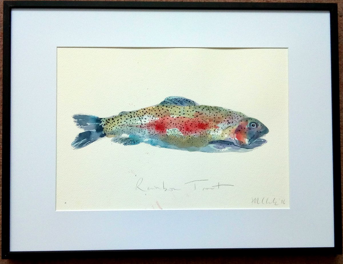 hannahlclark's tweet photo. Fishes also need a home - https://t.co/3qHZn7UGEa @artfinder #arfinder #art #watercolour #fish #artist https://t.co/CSH5CjDYGh