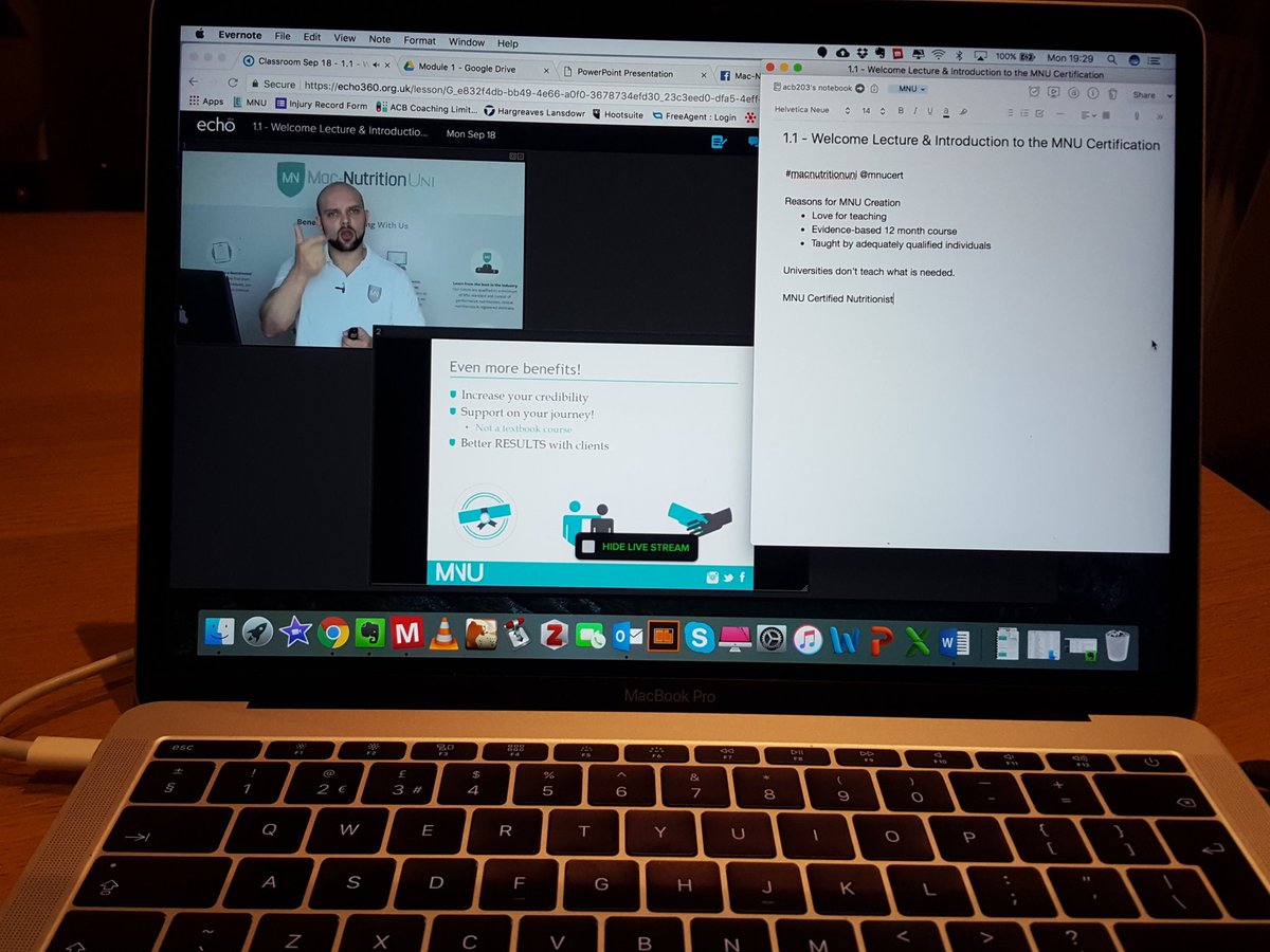 acbcoaching's tweet photo. Excited to start @MNUCert; always invest yourself and make a habit of self-improvement #macnutritionuni https://t.co/UPgcGAf7TE
