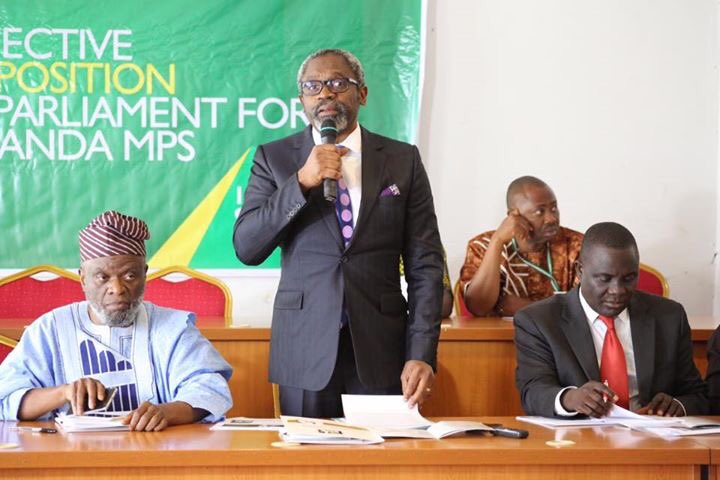 Opetuyii's tweet photo. House Leader @femigbaja speaks at Legislative Workshop for Ugandan Lawmakers. https://t.co/OSoKQqtEAN