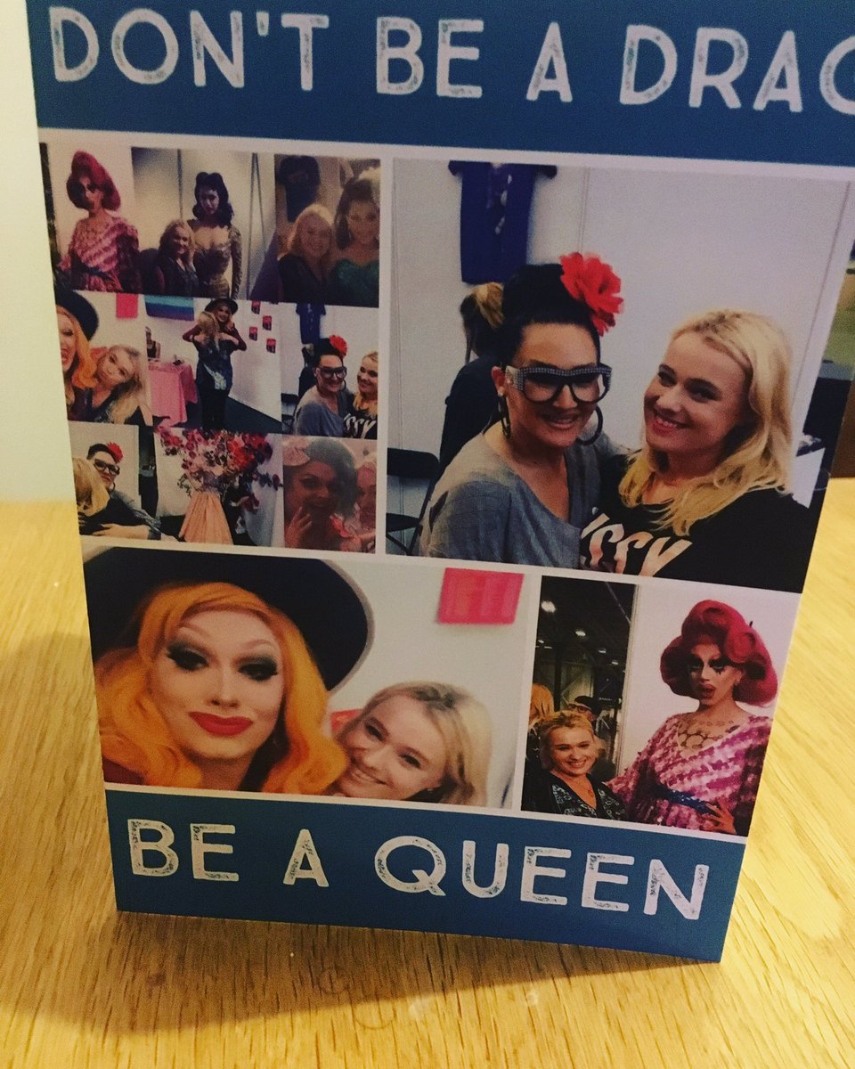 TheLauraButler1's tweet image. Love the @DragWorldUK themed birthday card my mum made me @michellevisage @JinkxMonsoon @Do_Meth