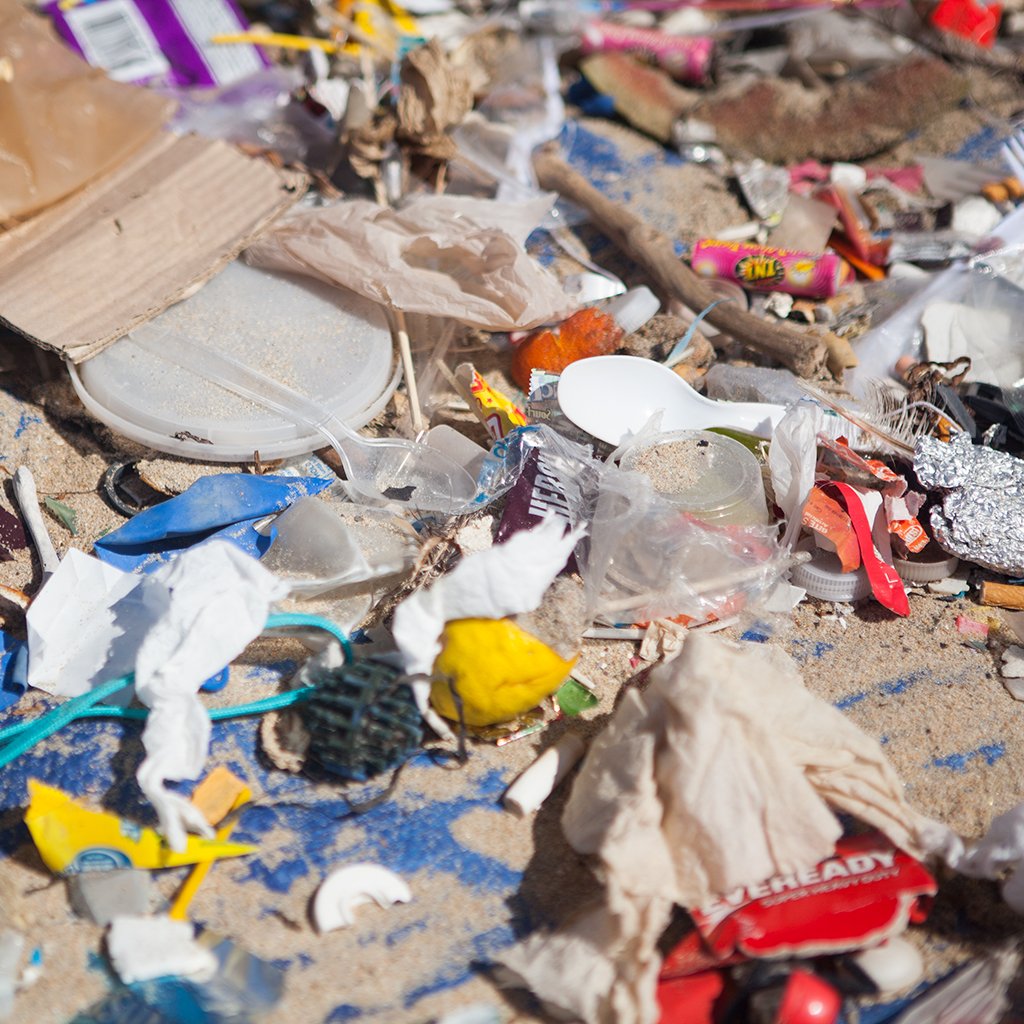 Surfrider's tweet photo. We cannot recycle our way out of #plastic waste. We need to stop producing no-value plastics. #breakfreefromplastic https://t.co/MLJhmvOKeH https://t.co/LKPgOAMFCa