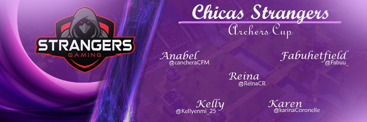 Nuestras #StranGirls están listas para darlo todo en la Archers Cup @CancheraCFM  <a href="/Kellyenmi_25/">Gabin~♡</a> <a href="/Reiinacr/">👑🇨🇴Reina🇦🇷</a>  <a href="/Fabuu_/">Fabián Agustín</a>  <a href="/KarinaCoronelle/">Karina Coronel</a> ,éxito!