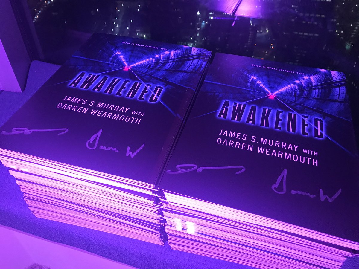 jamessmurray's tweet photo. Autographed posters are here! Pre-order AWAKENED now https://t.co/SOTAoJ1LX8 &amp; email proof of purchase to awakenednovel@gmail.com to get one https://t.co/Jd7zfEOGi6
