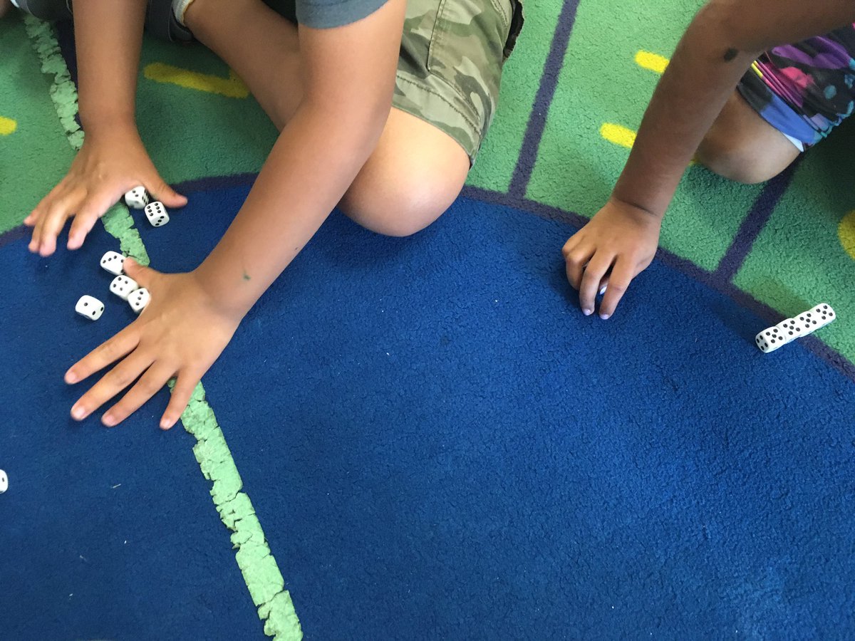 ArmstrongMelis's tweet photo. Playing "Tenzies" in our Community Class to work on our subitizing &amp; one-to-one correspondence @TestonVillagePS #yrdsbmath https://t.co/8blxW9yBSh