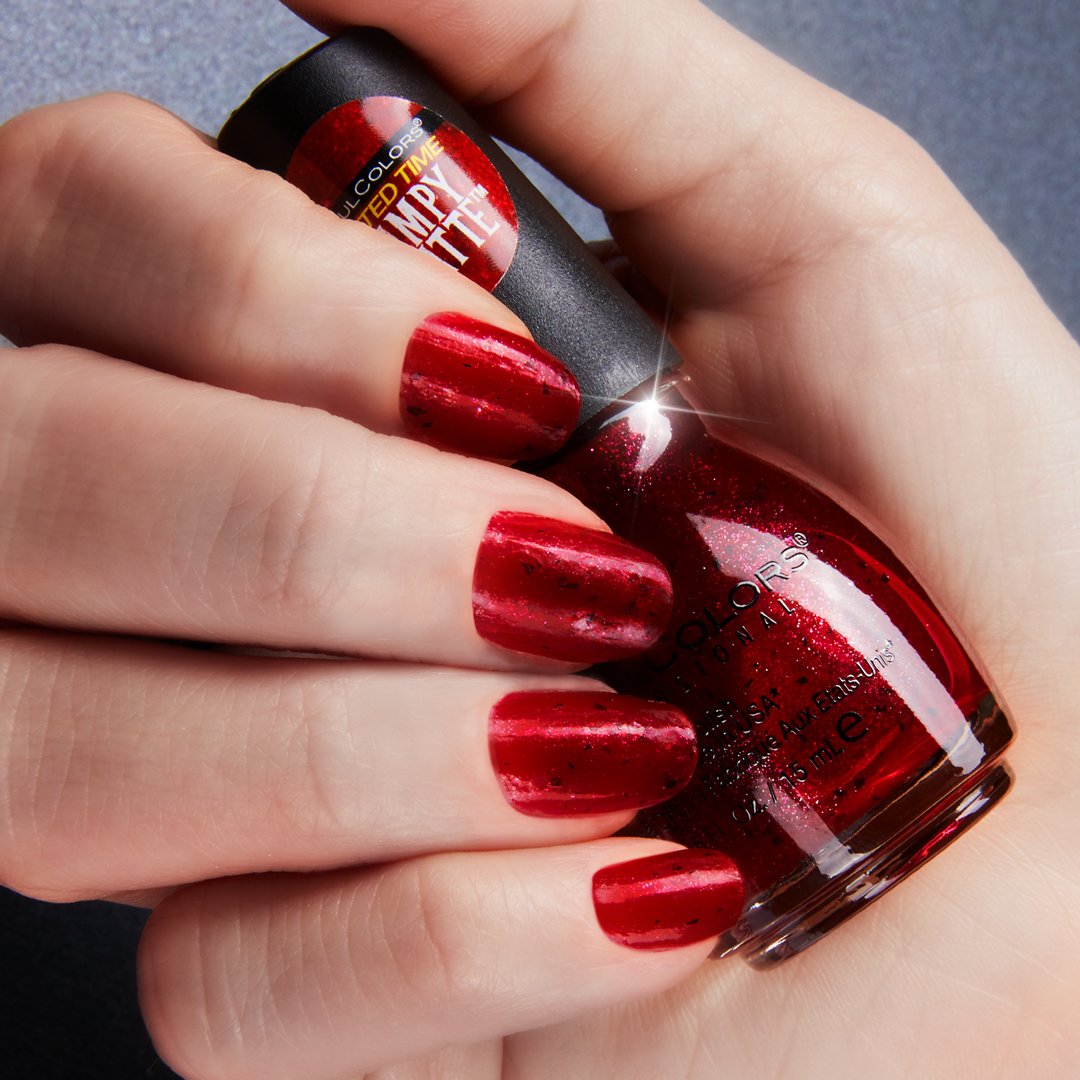 SinfulColors's tweet photo. Itβs ALIVE!!! β οΈπ€π±β€οΈπ» This shimmery matte blood-red shade is dead on! Exclusively @Walgreens #UndeadRed #SinfulColors #ManiMonday https://t.co/l6XadqhQKh