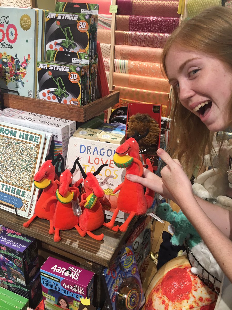 merrymakersinc's tweet photo. Dragons Love Tacos spotted at @Paper_Source! We love to see them in the wild! 💥🌮❤️ 
#dragonslovetacos https://t.co/amDOaWUiEL