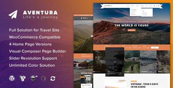 Download Aventura – Travel &amp; Tour Booking System WordPress Theme (Travel) #Themeforest #EnvatoMarket from ift.tt/2xLmnCR