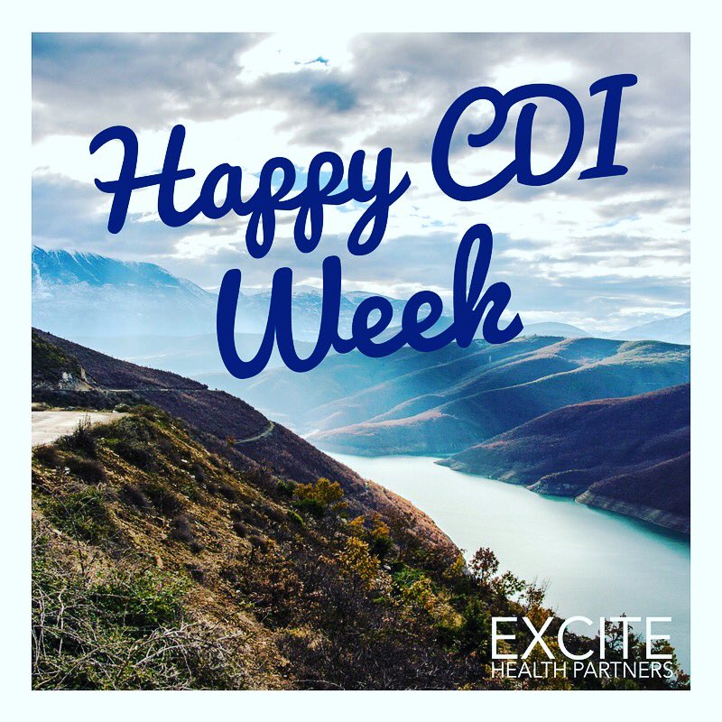 ExciteITPartner's tweet image. CDI Week starts today! 
#cdi #cdiweek #MedicalCoding