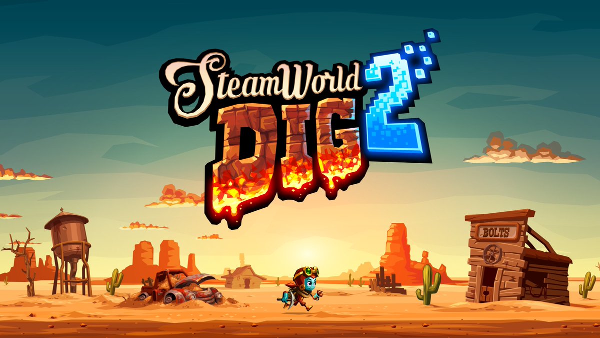 ImpactGameStat's tweet photo. You guys are gonna enjoy the music in #SteamWorldDig2 on #NintendoSwitch! <3 .@ImageForm #Nindies #SteamWorld #Dig #Dig2 #ImageAndForm https://t.co/EgwAu6Rl0n