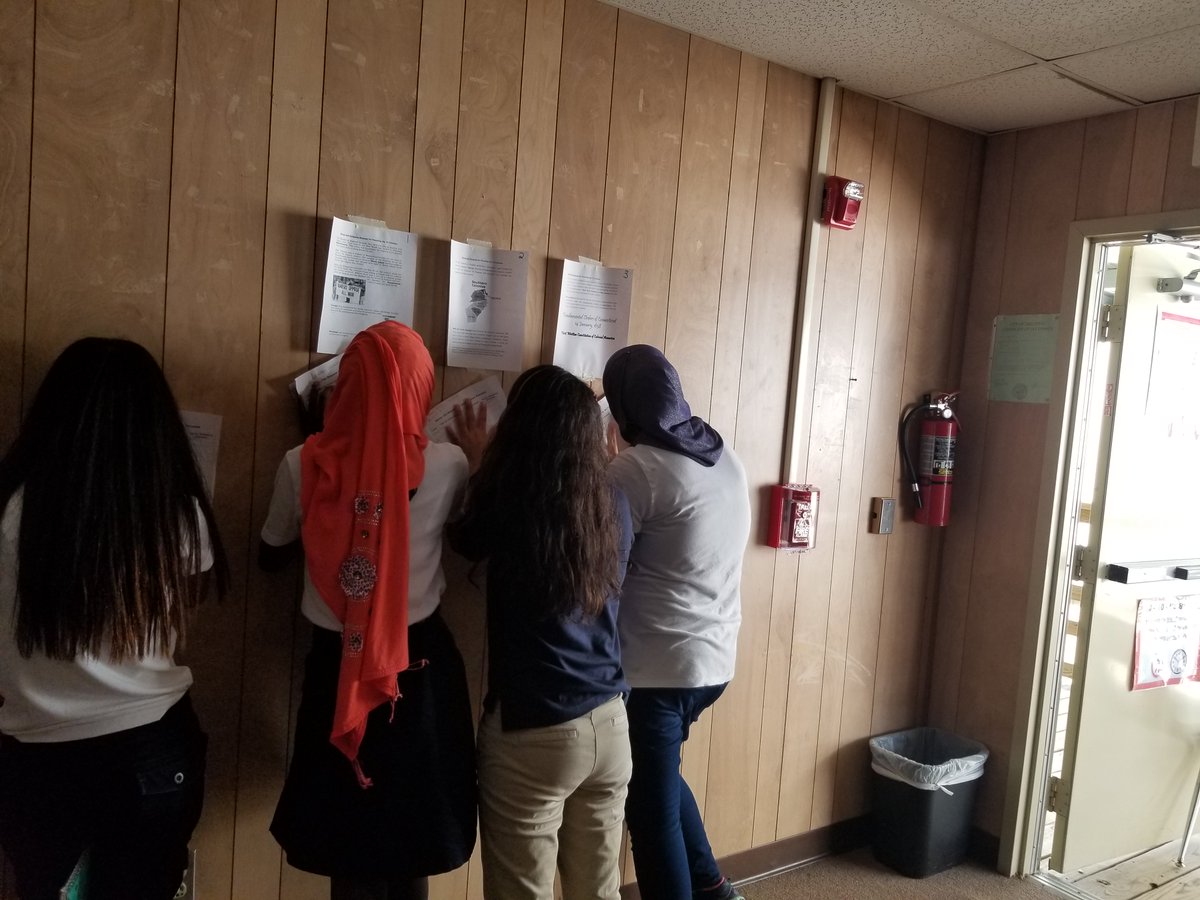 HeyItsMrsJ's tweet photo. The lights can go out, but @Odmshistdept learning will go on! Perks of being in the portables! #iTeach #AliefProud #LearningNoMatterWhat https://t.co/DpvaxoSn9q