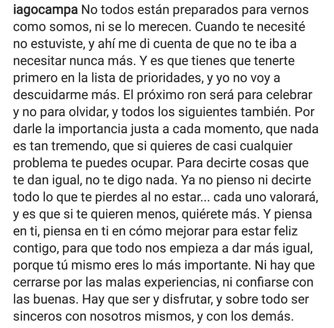 Ser sinceros con nosotros mismos.