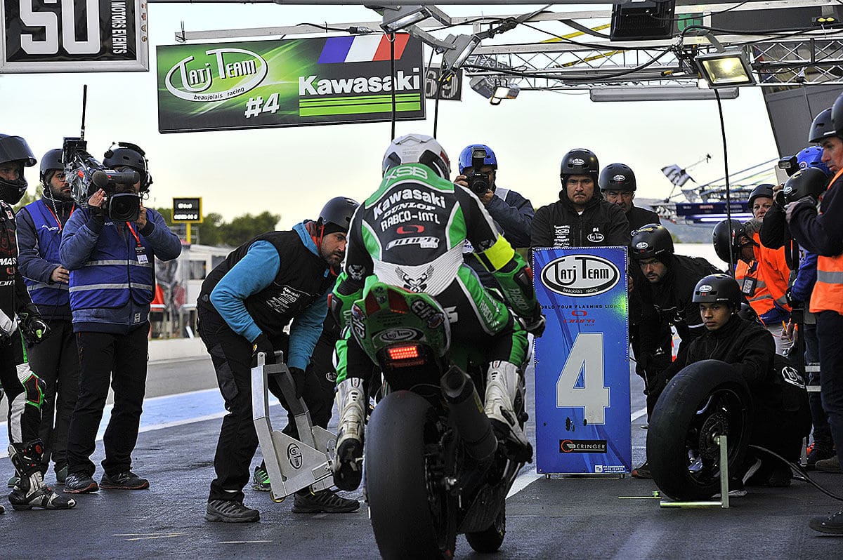 OmprGroup's tweet photo. Victoire @KawasakiFrance  #4 du Tati Team aux couleurs @OmprGroup Group au Bol D'OR 1ère course de 24h du championnat du Monde d'endurance https://t.co/v66sbSVXeP