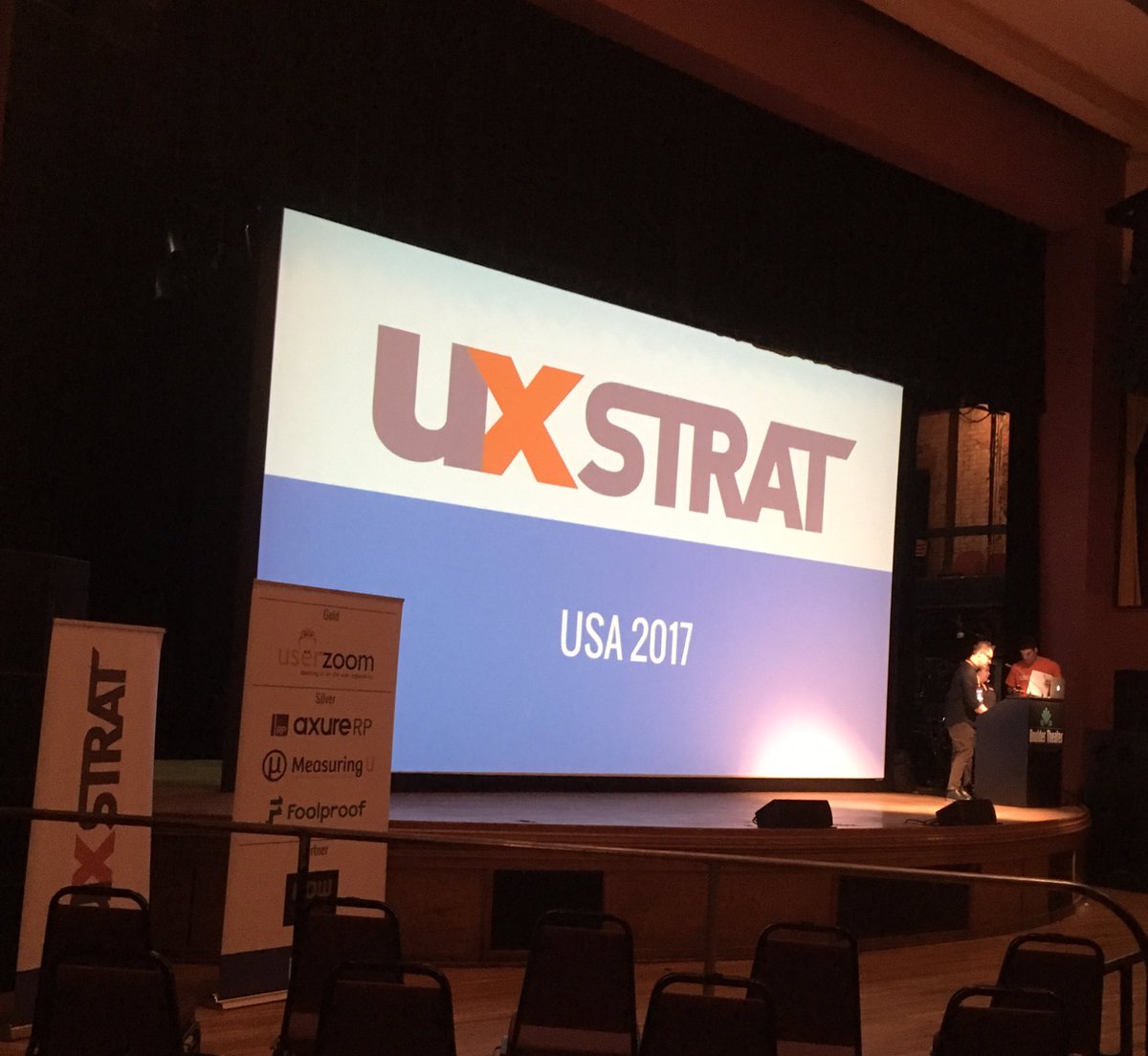 Creighter's tweet image. Pumped for this #uxstrat