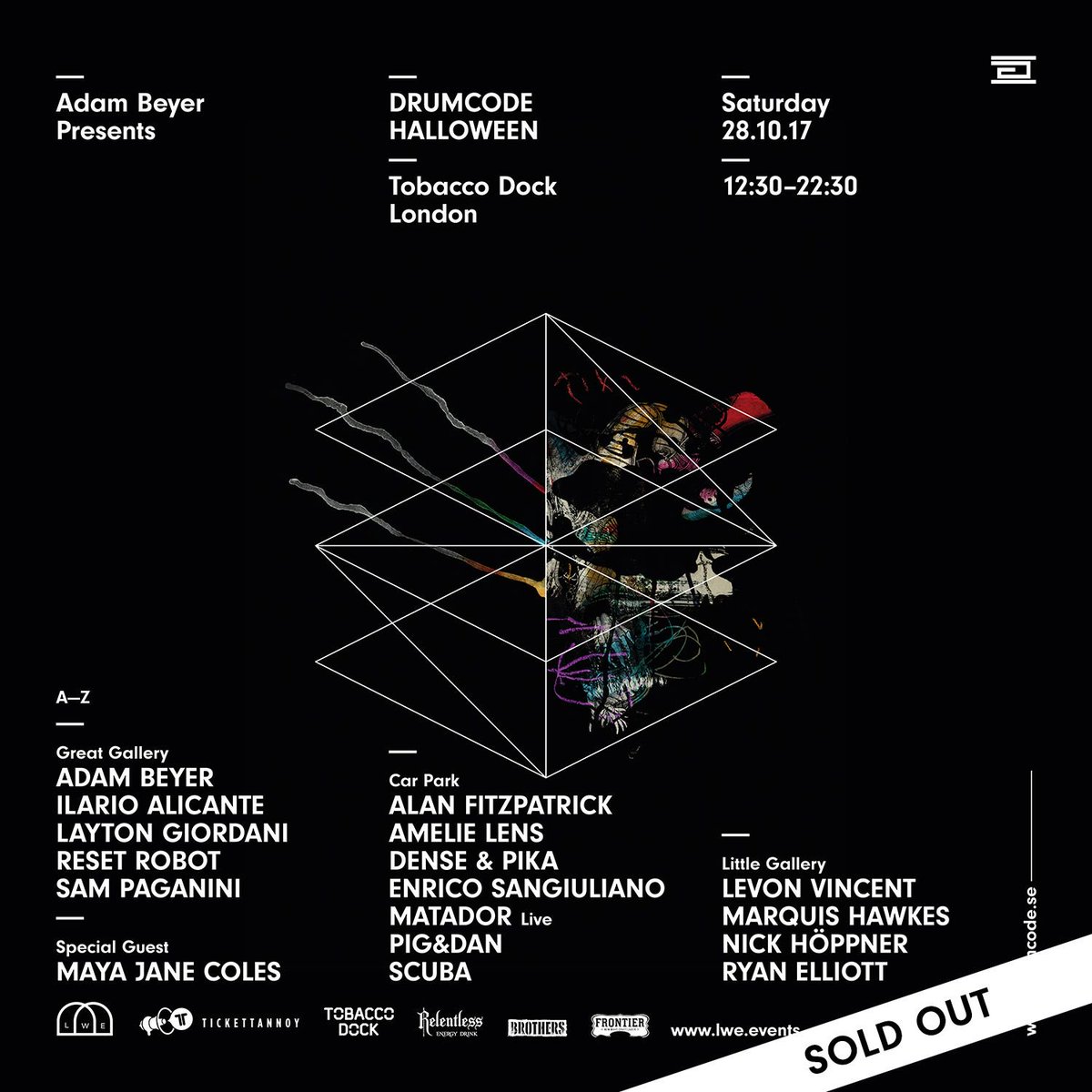 L_W_E's tweet image. Drumcode Halloween room splits...