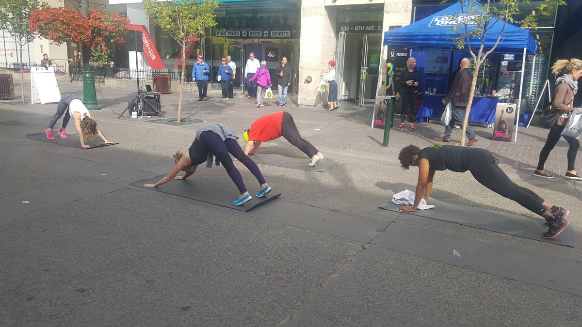 LD_RoyalOak's tweet photo. Thanks to everyone who came out to @LD_Express1 today &amp; worked up a sweat with @theSweatLabYYC and @ubykotexca during our fitness classes! https://t.co/ECoDAQ6YTN