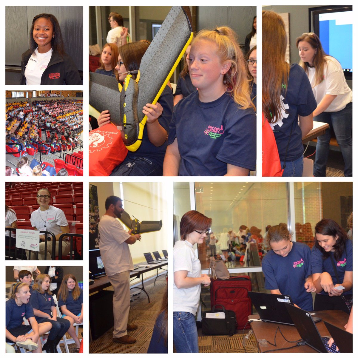 Virginia_Energy's tweet photo. DMME was happy to be a part of Girls' Day in STEM-H held at UVA-Wise where we talked drone technology and computer science. https://t.co/uiWwYT6iAA