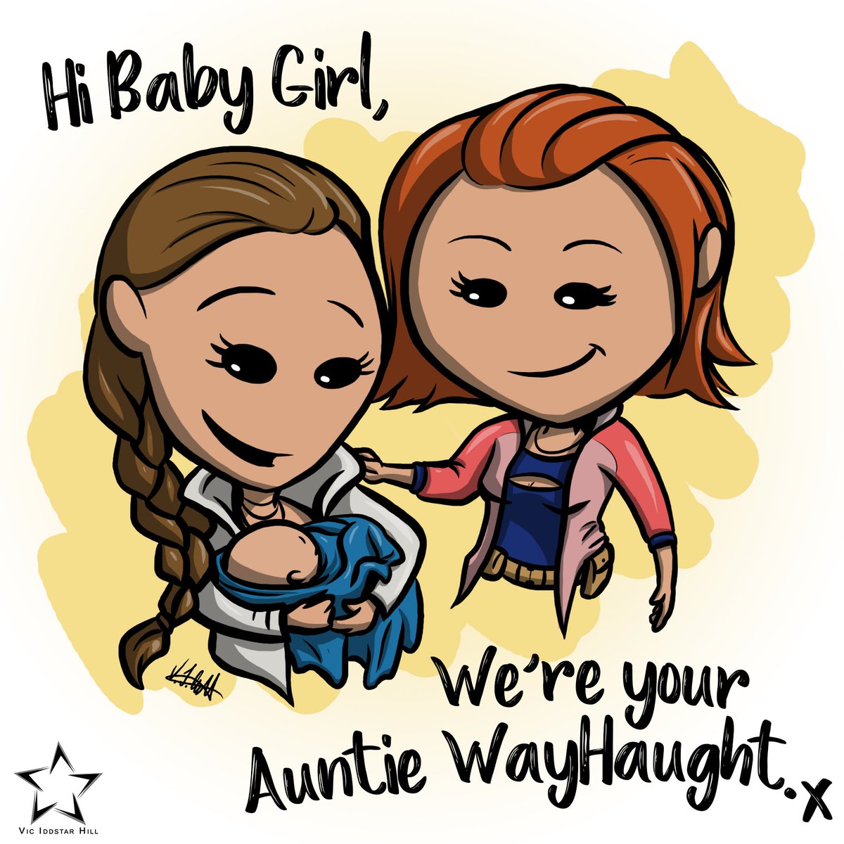 Iddstar's tweet photo. As voted for by fellow Earpers across social media, here's Auntie #WayHaught. #WynonnaEarp @WynonnaEarp @DominiqueP_C @KatBarrell https://t.co/0zgWKV8JHe