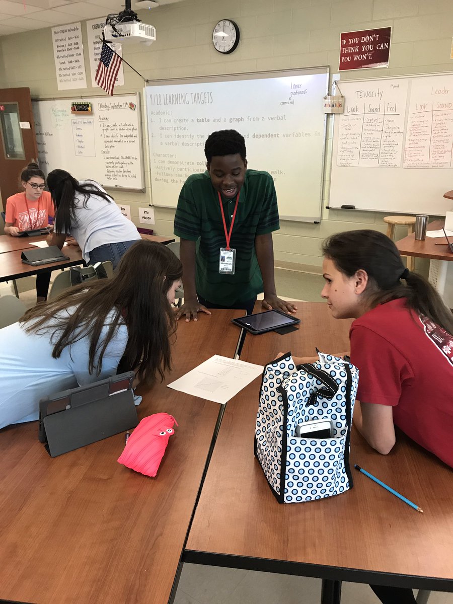 jencook80's tweet image. 8th period- Hosted gallery walk in math. Verbal descriptions ➡️ tables &amp;amp; graphs. @mgmgators 🐊 #mathrocks @eleducation