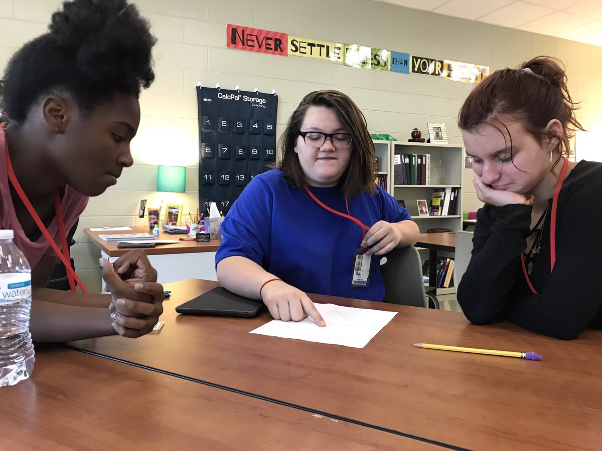 jencook80's tweet image. 8th period- Hosted gallery walk in math. Verbal descriptions ➡️ tables &amp;amp; graphs. @mgmgators 🐊 #mathrocks @eleducation