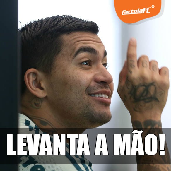 Esperança de 1.077.787 cartoleiros. Só quem escalou o Dudu, levanta a mão! ☝️ #CartolaFC