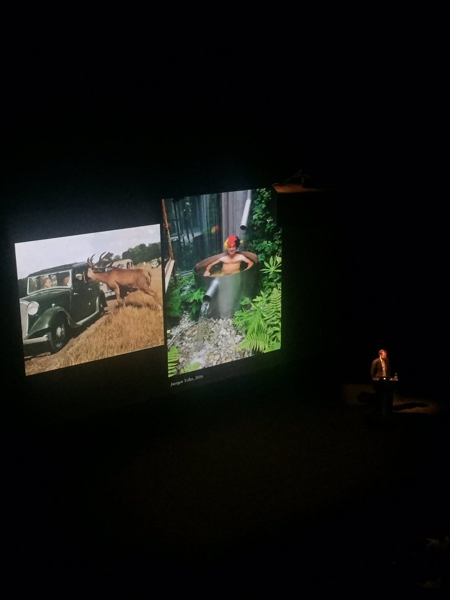 Fascinating talk by Tom Emerson on the practices of 6a from the nosebleeds of the Barbican this evening