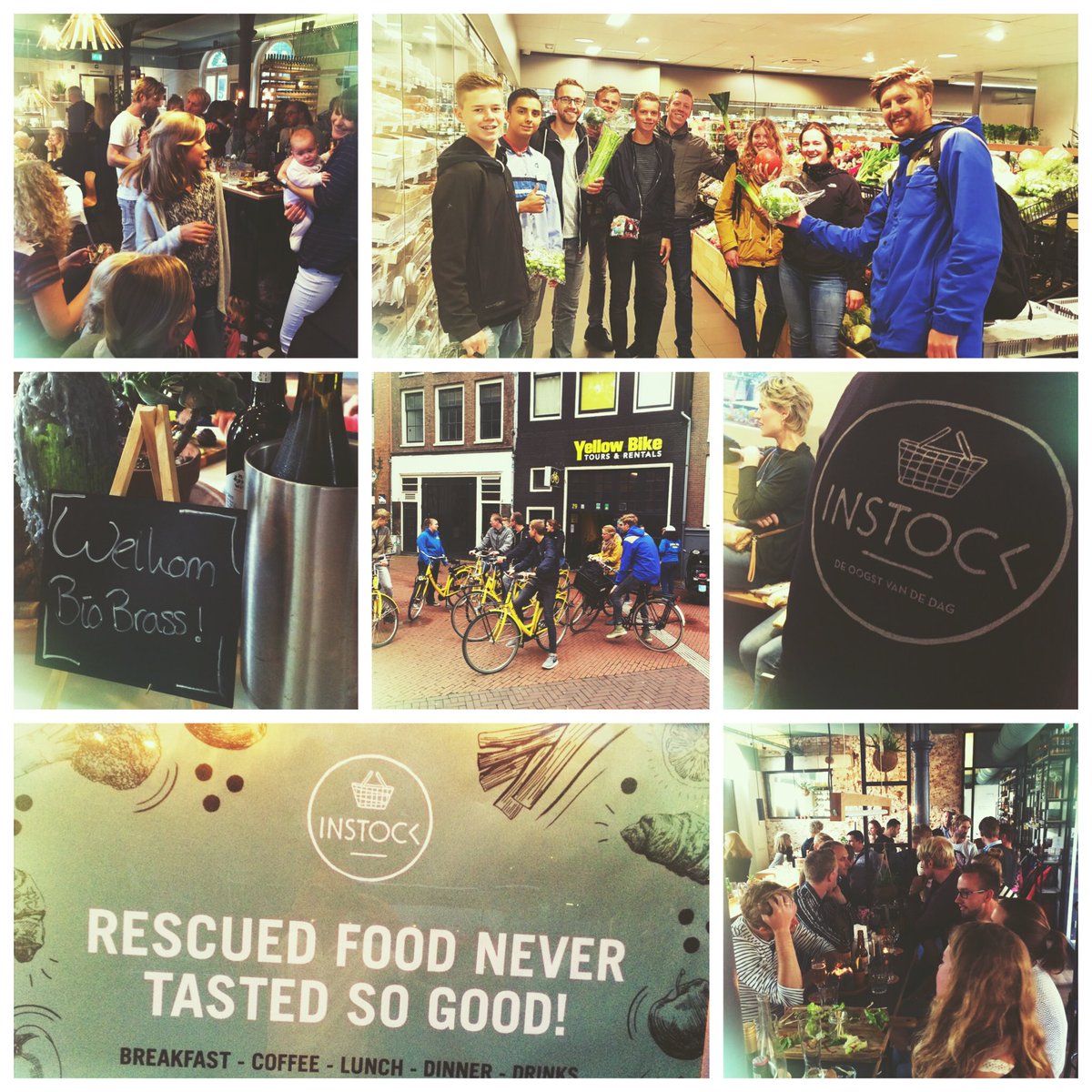 Dat was een gezellig dagje #Amsterdam met het hele Bio Brass team en hun familie..geweldige afsluiter bij <a href="/INSTOCK_NL/">Instock</a> #lekker #inspiratie