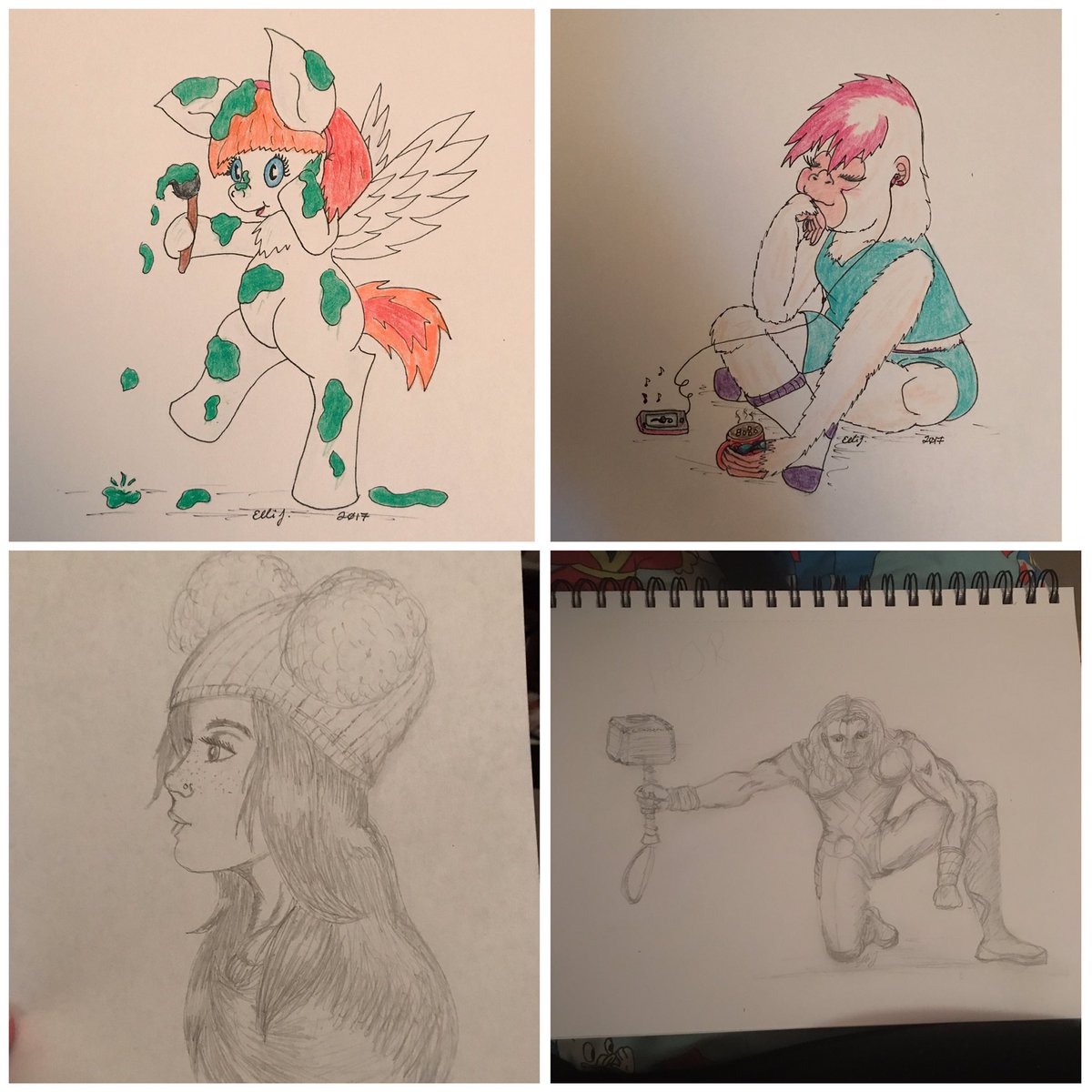 ElliTheKitsune's tweet photo. I have commissions open. I am broke. $15-$40 with $5 added for an extra char. Traditional and digital art! https://t.co/QXvOciHMMs