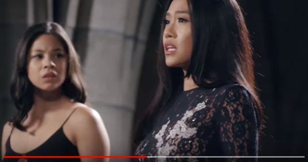 MonicaCapuzzi's tweet image. Watch Miss Saigon stars Eva Noblezada and Rachelle Ann Go perform a re-imagined version of "The Movie in My Mind" - sot.ag/6K3Y7