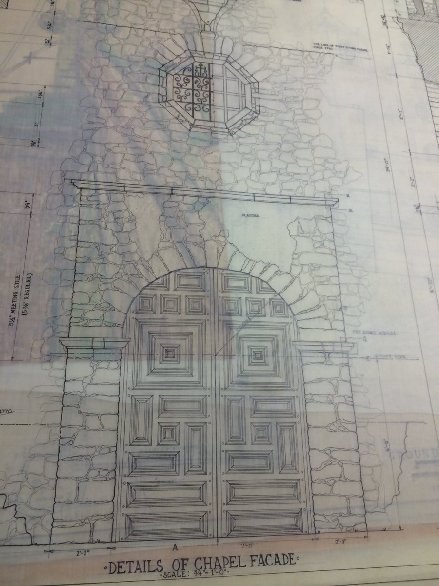 ARP_duPlessis's tweet photo. Detail of the plans for the Chapel of Ntra Sra de Loreto at Presidio la Bahia (Goliad,TX).  #HispanicHeritageMonth #CushingMemoralLibrary https://t.co/mQBgdOUDRV